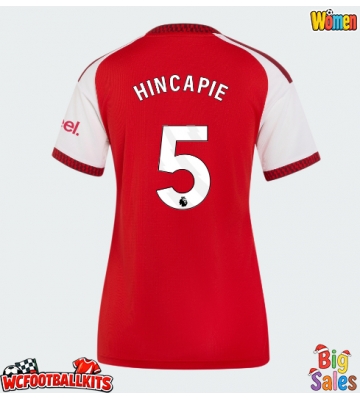 Arsenal Piero Hincapie #5 Replica Home Stadium Shirt for Women 2026-27 Short Sleeve